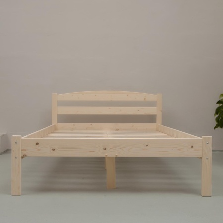 Кровать полутораспальная 1200х2000 из массива дерева в Классическом стиле, КК-05