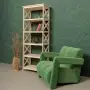 Стеллаж Прованс Лайт средний, 6 полок, 173х64х38 см, деревянный СП-25