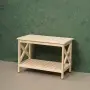 Тумба Прованс Лайт  ,2 полки, 45х64х38 см, деревянная СП-43