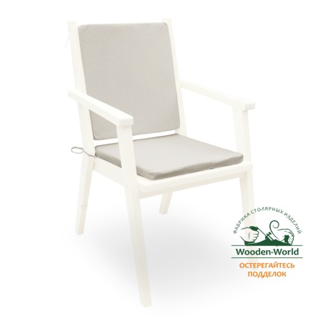 Подушки для кресла садового светло-серые ТП-МР-СС2