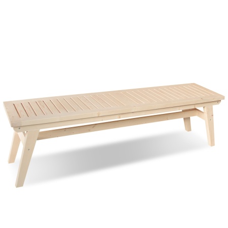 Лавка дачная деревянная 165 см, МР-12