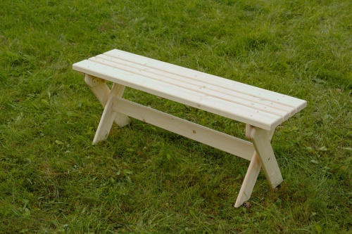 Лавка складная 120 см  садовая, деревянная, МС-10