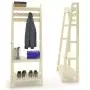 Прихожая с крючками в стиле Лестница 189х70х41,6 см, деревянная, ХСЛП-04