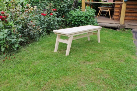 Лавка дачная деревянная 135 см, МР-11 Лавка дачная деревянная 135 см, МР-11