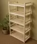 Стеллаж деревянный, этажерка 5 полок, 135 х 70 х 35 см, Универсальный, СУ-07
