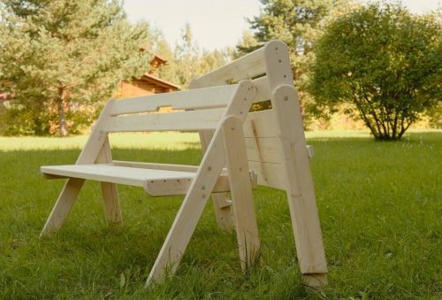 Скамейка складная 150 см деревянная, МС-04