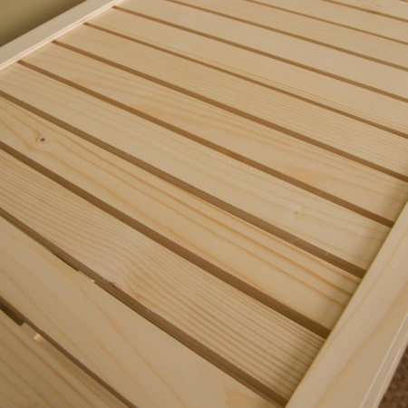 Стеллаж деревянный, тумба 2 полки, 45 х 70 х 35 см, Универсальный, СУ-16