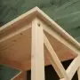Этажерка Прованс Лайт узкая, 4 полки, 109х42х38 см, деревянная СП-32