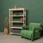 Стеллаж Прованс Лайт широкий, 5 полок, 141х86х38 см, деревянный СП-27