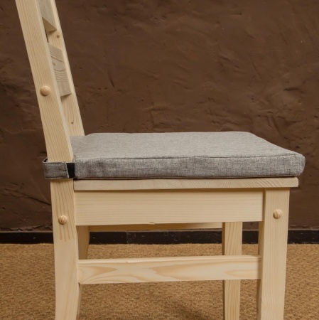 Подушка серая для стула обеденного ТП-МО-С