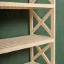 Стеллаж Прованс Лайт широкий, 5 полок, 141х86х38 см, деревянный СП-27