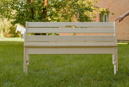 Скамейка складная 150 см деревянная, МС-04