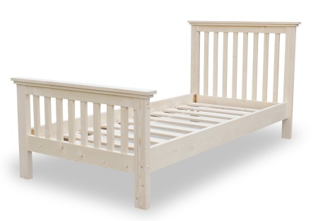 Кровать односпальная 90х200 см с изножьем деревянная Прованс, ХКР-02 Кровать односпальная 90х200 см с изножьем деревянная Прованс, ХКР-02