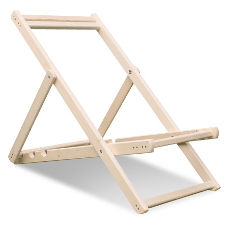 Каркас шезлонга деревянный (под любой цвет и тип ткани), МС-16