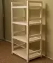 Стеллаж деревянный, этажерка 4 полки, 105 х 52 х 35 см, Универсальный, СУ-11