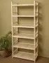Стеллаж деревянный 6 полок, 165 х 70 х 35 см, Универсальный, СУ-04