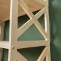 Стеллаж Прованс Лайт широкий, 5 полок, 141х86х38 см, деревянный СП-27