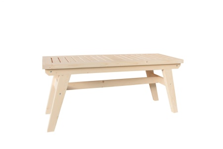 Лавка дачная деревянная 100 см, МР-10