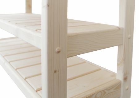 Тумба для обуви Классическая, 3 полки, 53х35х48,5 см ,деревянная, ХСК-18