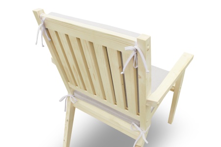 Подушка светло-серая для кресла садового ТП-МР-СС