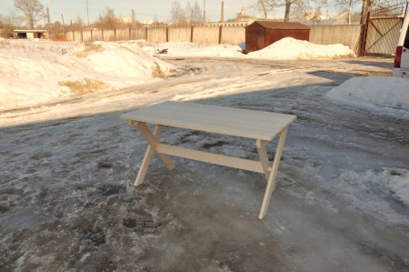 Стол дачный (усиленный) складной 150 см деревянный, МСУ-07