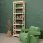 Стеллаж Прованс Лайт средний, 7 полок, 205х64х38 см, деревянный СП-22