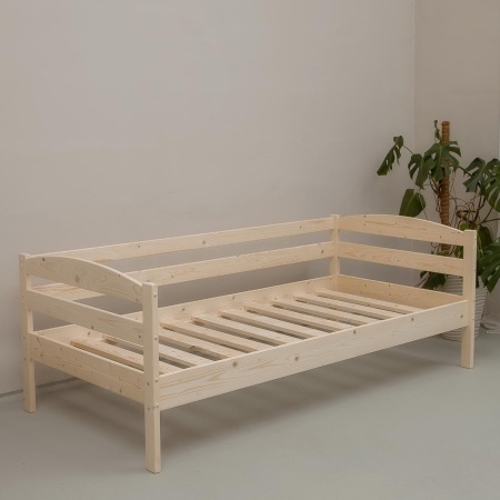 Кровать тахта 900х2000 из массива дерева в Классическом стиле, ККТ-04