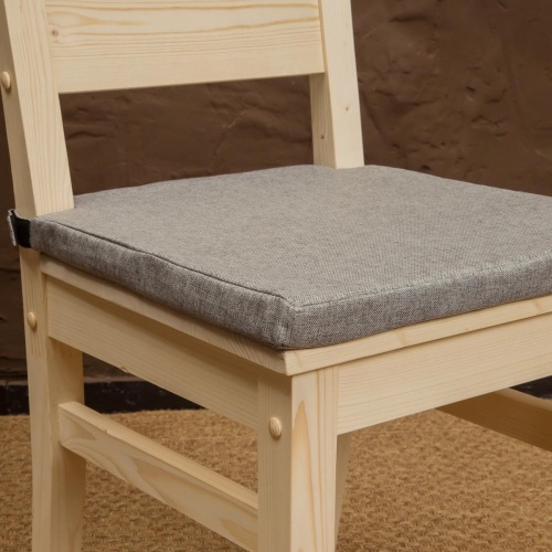 Подушка серая для стула обеденного ТП-МО-С