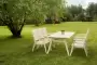 Купить  Комплект дачной мебели деревянный 200 см (Стол, 6 Кресел), КМР-03