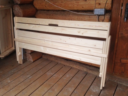 Скамейка складная 150 см деревянная, МС-04