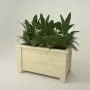 Кашпо 55х96х54 см в Скандинавском стиле (Ящик для цветов, Цветочник из дерева) деревянный, ДК-05