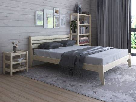 Кровать двуспальная 160х200 см деревянная в Скандинавском стиле, ХКС-05 Кровать двуспальная 160х200 см деревянная в Скандинавском стиле, ХКС-05