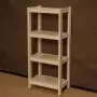Стеллаж Классический, этажерка 4 полки, 122х53х35 см, деревянный,  ХСК-12