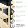 Стеллаж Классический, этажерка 5 полок, 158х91х35 см, деревянный, ХСК-07 Стеллаж Классический, этажерка 5 полок, 158х91х35 см, деревянный, ХСК-07
