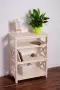 Этажерка в стиле Прованс средняя, 4 полки, 91х71х40 см деревянная, ХСП-08