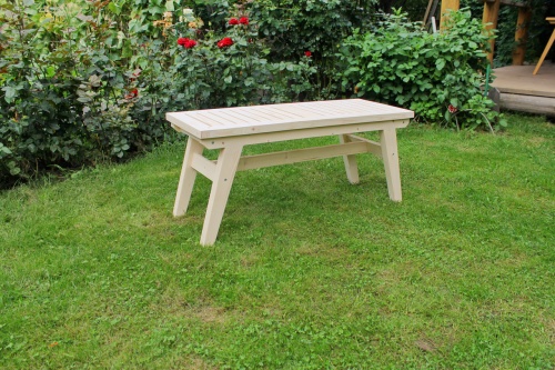 Лавка дачная деревянная 100 см, МР-10