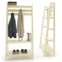 Прихожая с крючками в стиле Лестница  189х90х41,6 см, деревянная, ХСЛП-03