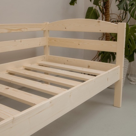 Кровать тахта 800х1900 из массива дерева в Классическом стиле, ККТ-02