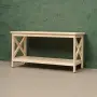Тумба  Прованс Лайт широкая , 2 полки, 45х86х38 см, деревянная СП-42