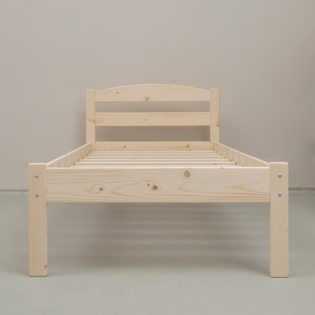 Кровать односпальная 800х1900 из массива дерева в Классическом стиле, КК-01