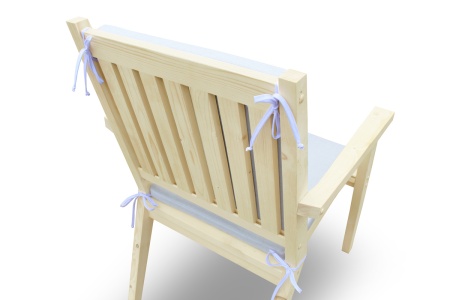 Подушки для кресла садового светло-серые ТП-МР-СС2