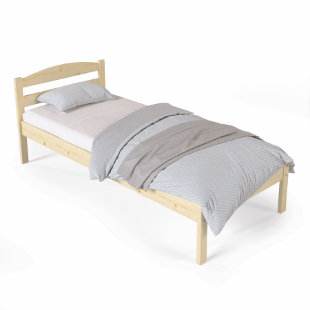 Кровать односпальная 800х1900 из массива дерева в Классическом стиле, КК-01