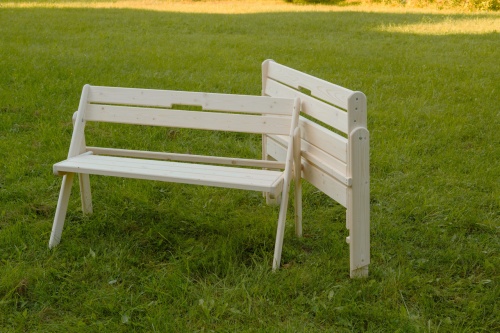 Скамейка складная 120 см деревянная, МС-03