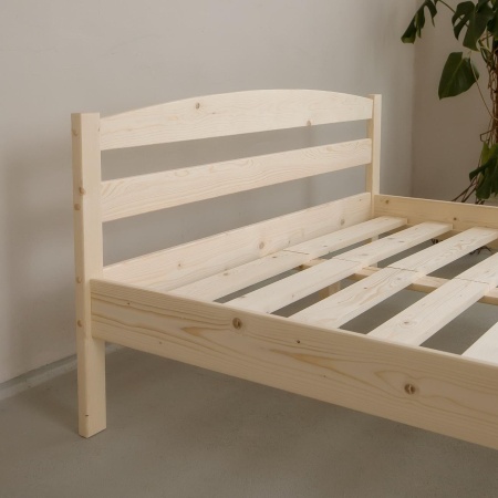 Кровать полутораспальная 1400х2000 из массива дерева в Классическом стиле, КК-07