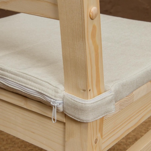 Подушка светло-серая для стула обеденного ТП-МО-СС