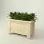 Кашпо 45х76х45 см в Скандинавском стиле (Ящик для цветов, Цветочник из дерева) деревянный, ДК-04
