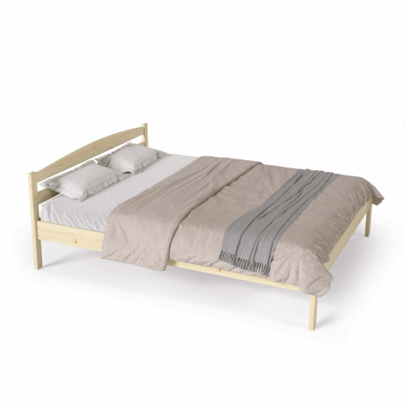 Кровать двуспальная 1600х2000 из массива дерева в Классическом стиле, КК-09