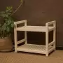 Стеллаж деревянный, тумба 2 полки, 45 х 52 х 35 см, Универсальный, СУ-17