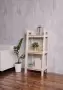 Этажерка в стиле Лестница, 3 полки 109х50х41,6 см деревянная, ХСЛ-09