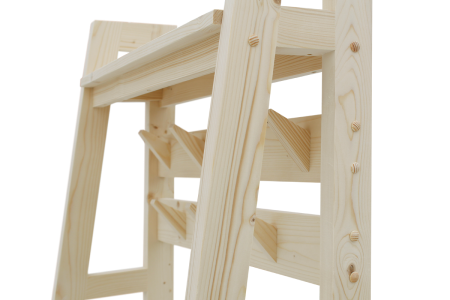 Прихожая с крючками в стиле Лестница 189х70х41,6 см, деревянная, ХСЛП-04